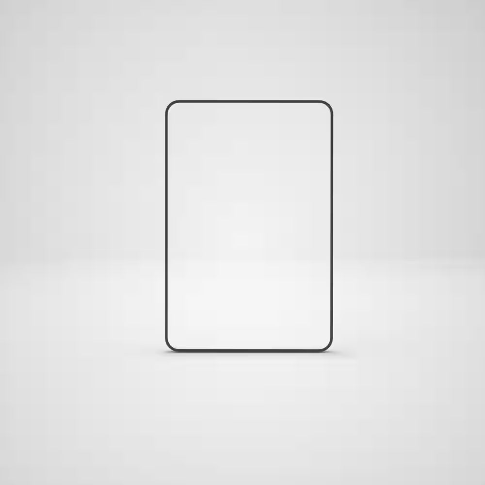 24 In. W X 36 In. H Rectangular Framed Wall Bathroom Vanity Mirror in Matte Black