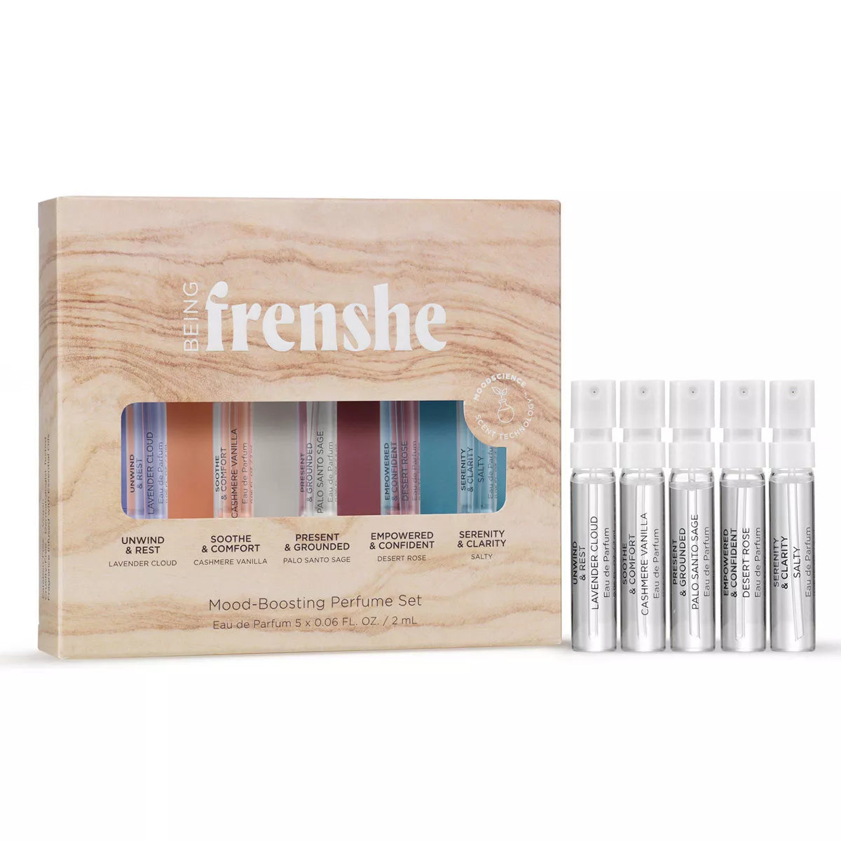 Being Frenshe Mood Boosting Perfume Discovery Set - 3 Fl Oz/5Ct