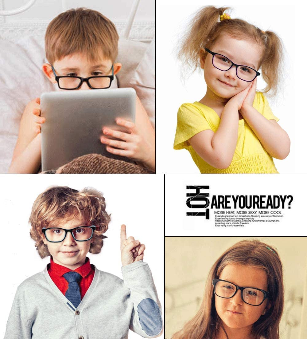 Children Blue Light Blocking Glasses Boys and Girls Age 3-12 2186C1 Blue