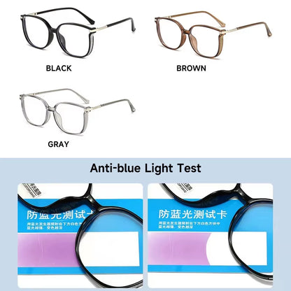 Fashion Reading Glasses Women Anti-Blue Light Eyeglasses Woman Prescription Eyewear Blocking Blue Light Readers