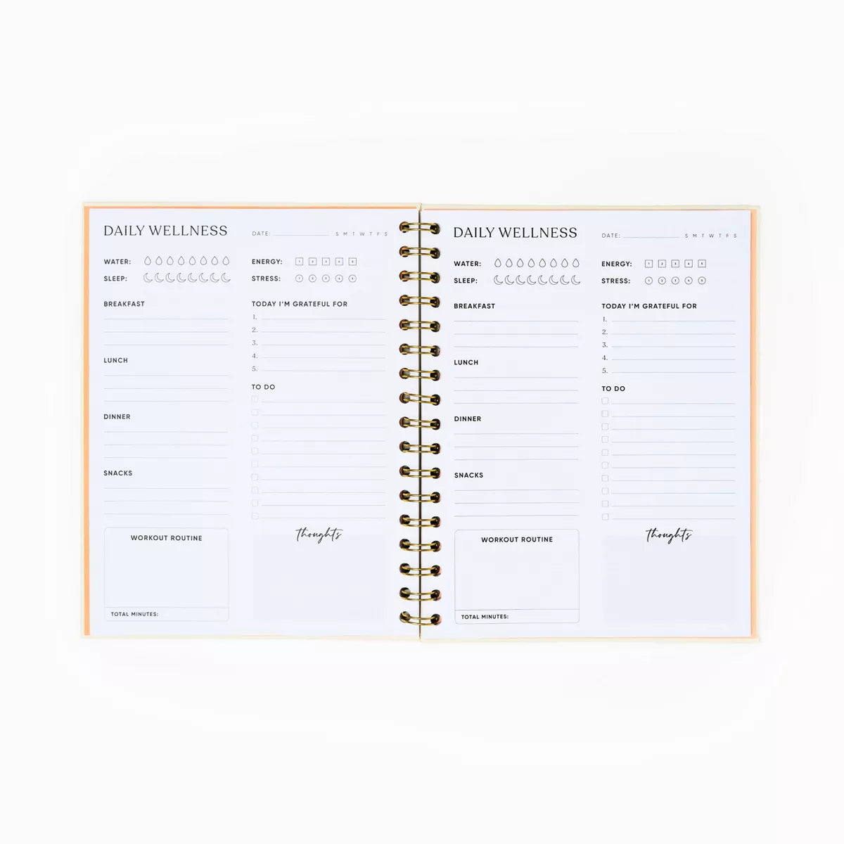 Be Rooted 7"X9" Wellness Planner Let Your Mind Run Free