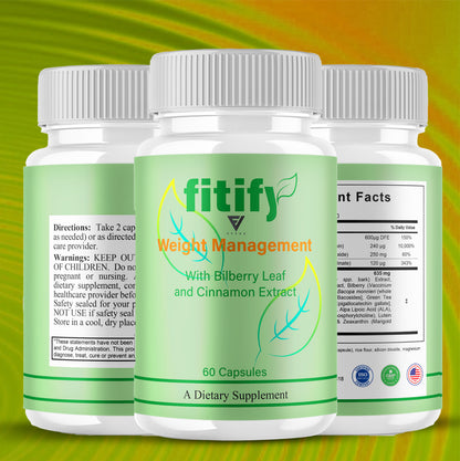 (2 Pack) Fitify Health Management, Fitify Maximum Health Support (120 Capsules)