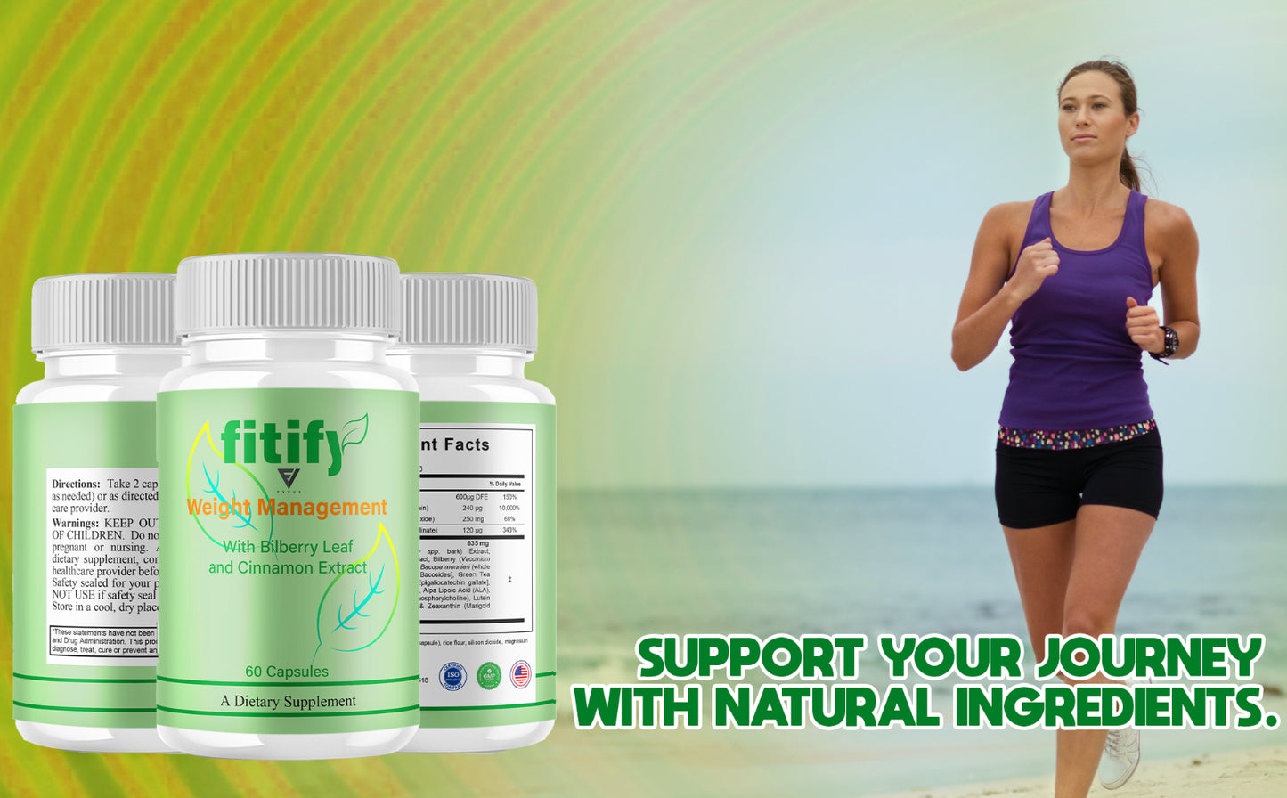 (2 Pack) Fitify Health Management, Fitify Maximum Health Support (120 Capsules)