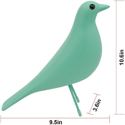 Mid Century Home Decor, House Bird, Adornment Office Home Decor, Desk Dove Ornament, Arts Pigeon Gifts, Replica Sculpture (Blue)