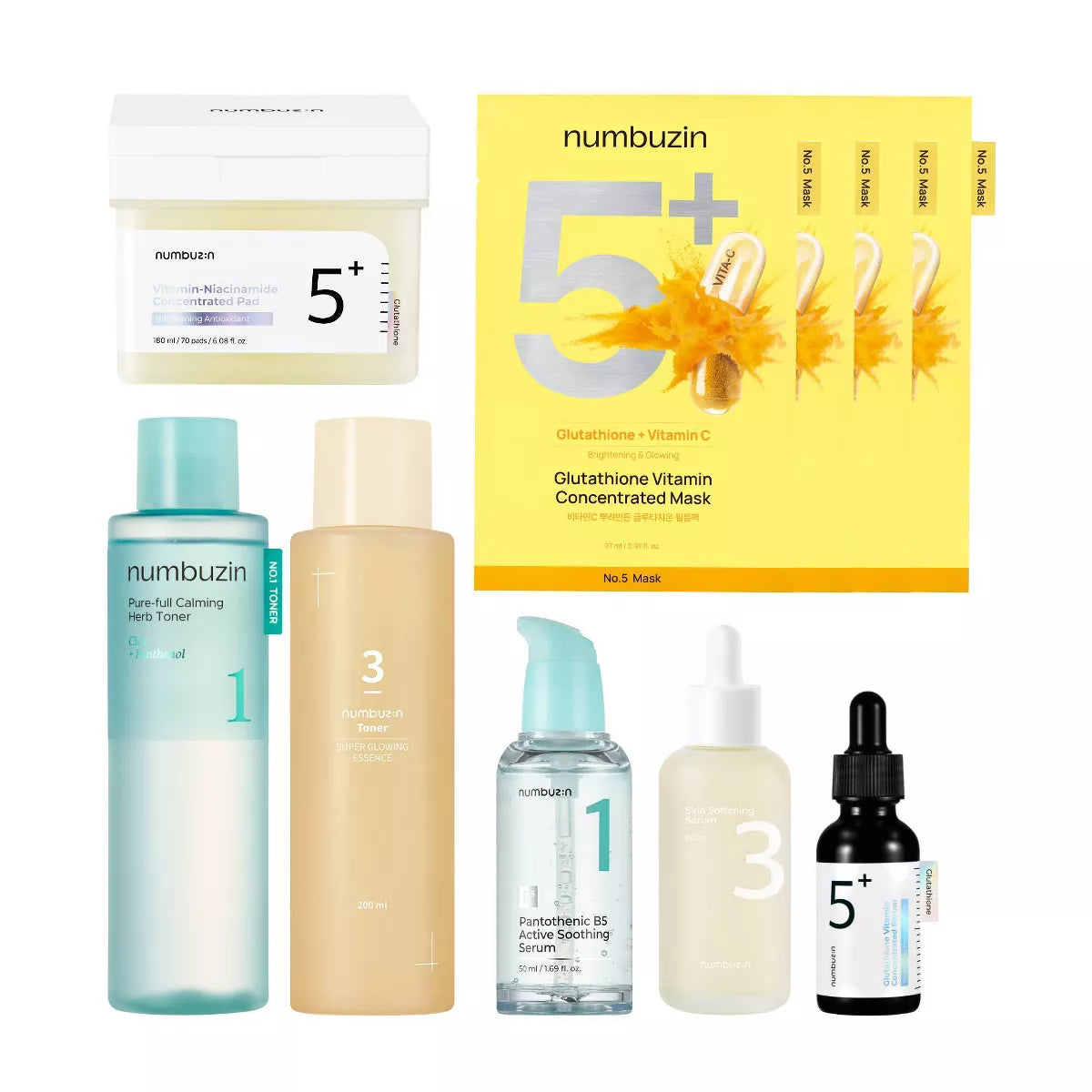 Numbuzin Skin Care Collection