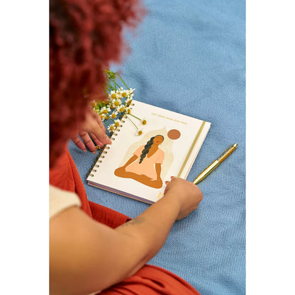 Be Rooted 7"X9" Wellness Planner Let Your Mind Run Free