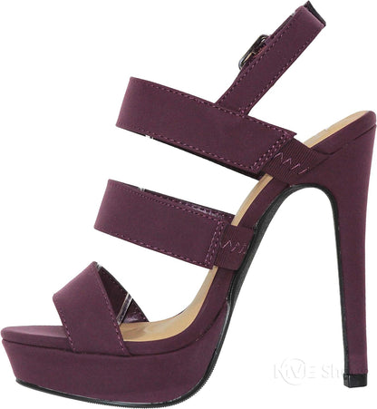 Shoes Women'S Open Toe Strappy High Heel Sandals, Summer