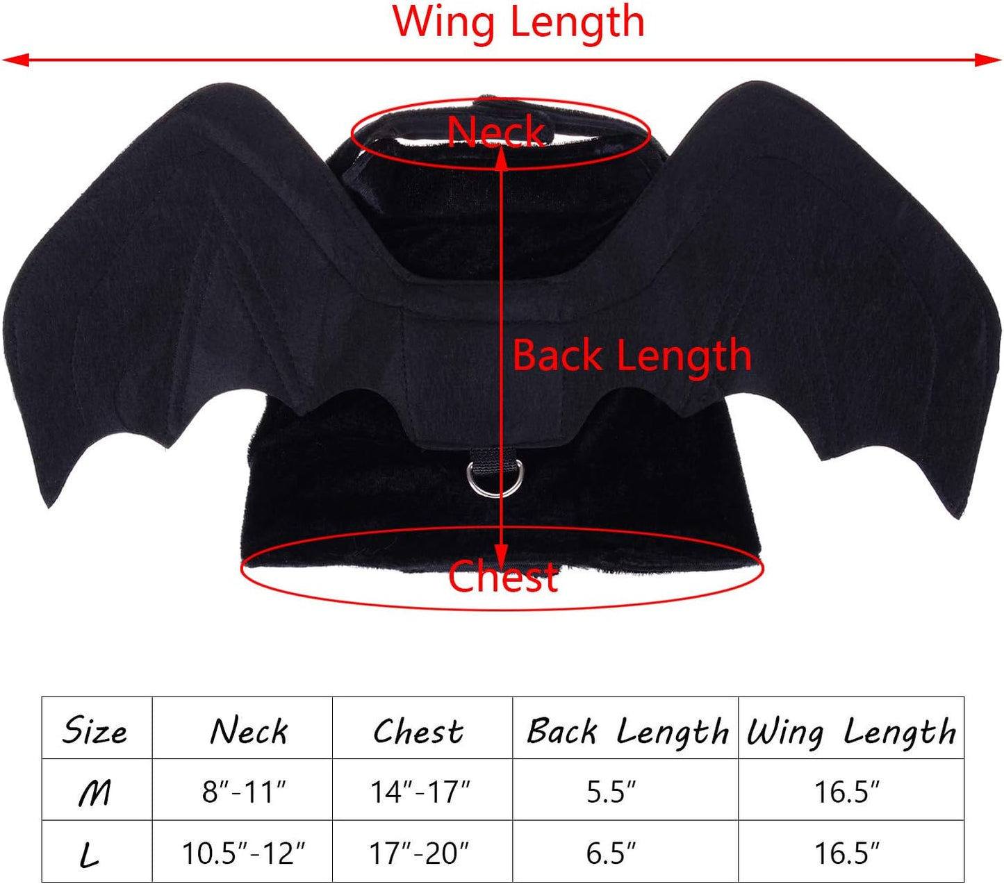 Pet Bat Wings for Dogs, Pet Dog Costume, Bat Wings Pet Christmas Halloween Costumes