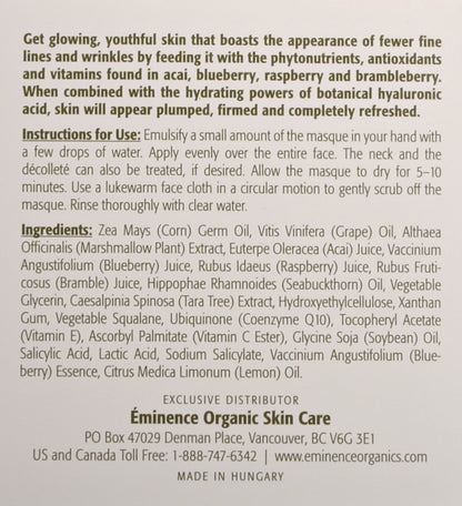 Firm Skin Acai Masque Skin Care, 2 Ounce
